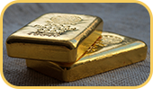 Deux lingots en or